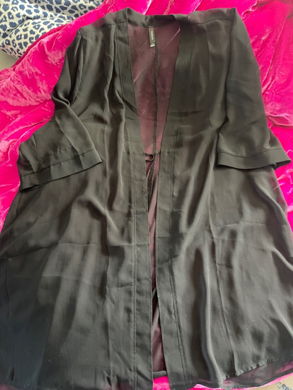 torrid Black Sheer swim coverup